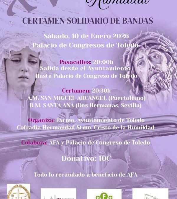 XV Certamen Solidario de Bandas a beneficio de AFA Toledo